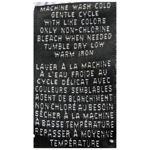 INC Stretch Gray Pinstriped Shirt in Size 12 - Picture 6 of 7